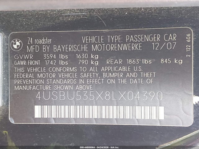 BMW Z Series 3.0si