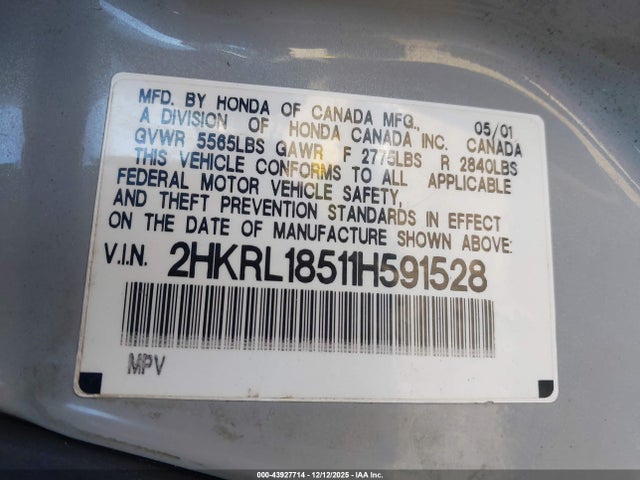 Honda Odyssey Lx