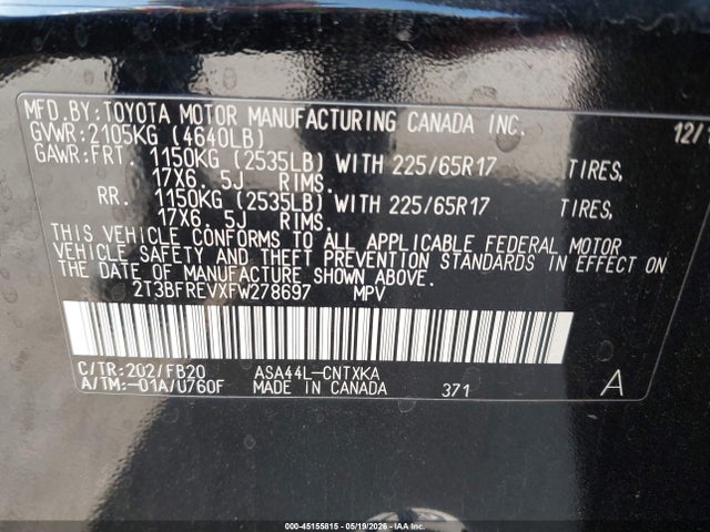 Toyota RAV4 Le