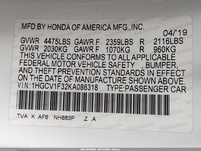 Honda Accord Sport