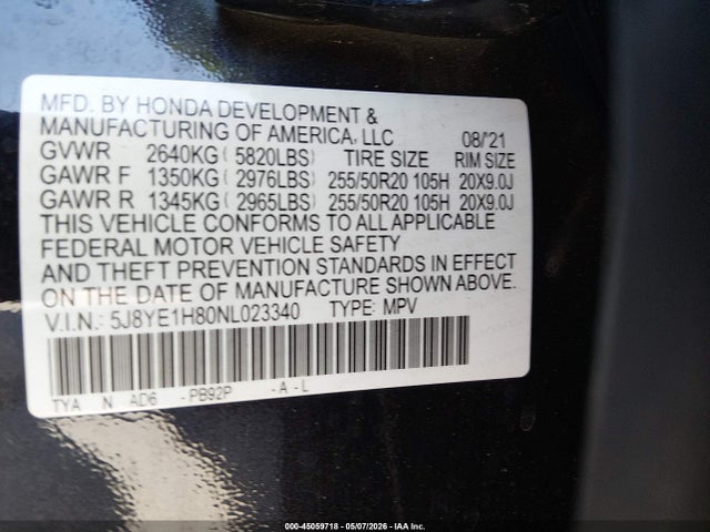 Acura MDX Advance Package