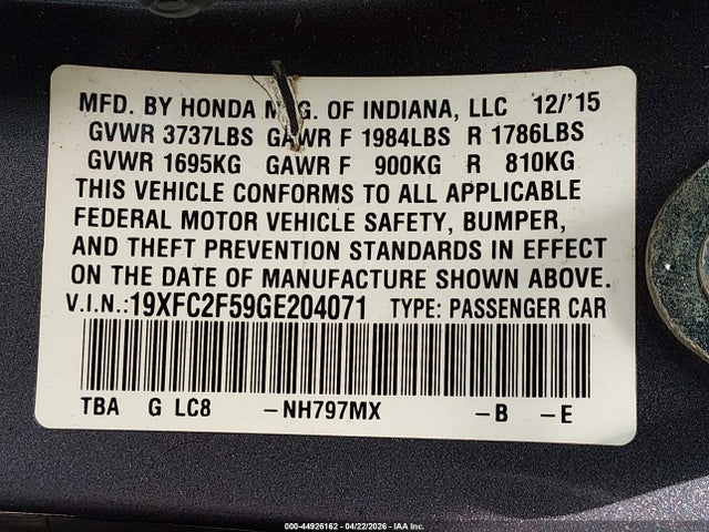 Honda Civic Lx