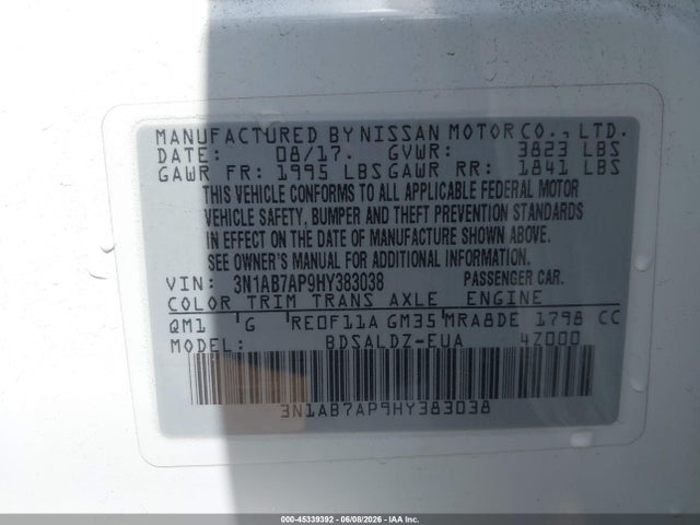 Nissan Sentra Sv