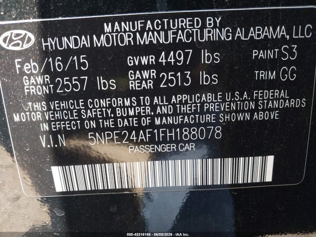 Hyundai SONATA Se