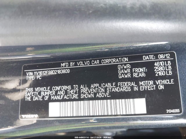 Volvo S60 T5 Platinum
