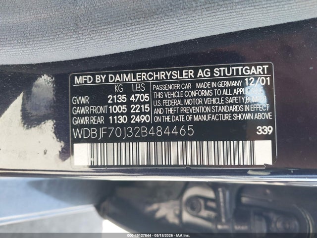 Mercedes-Benz E-Class Special Edition