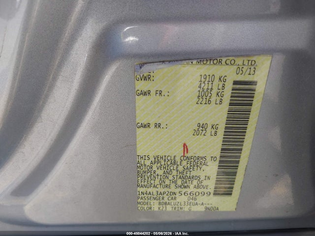Nissan Altima 2.5 Sv