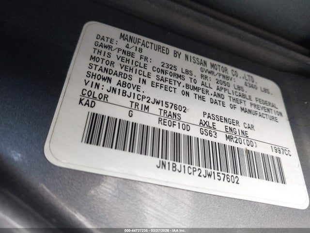 Nissan Rogue S