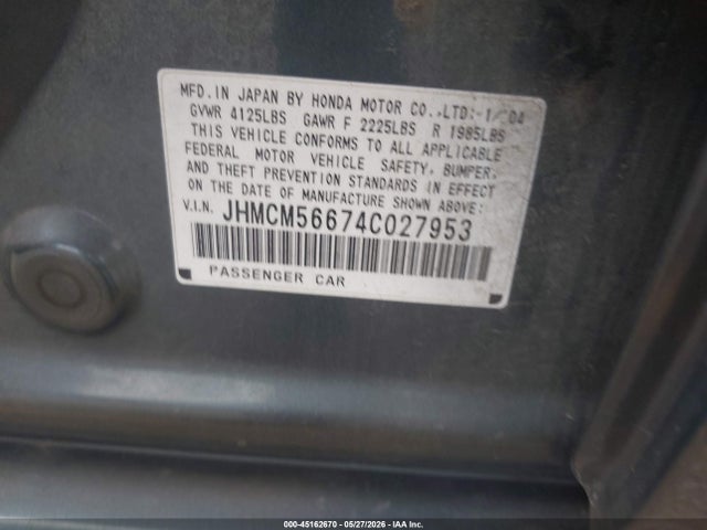 Honda Accord 2.4 Ex