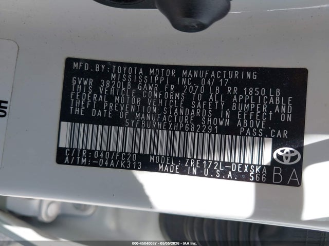 Toyota Corolla Se