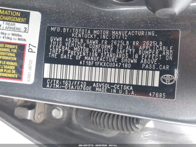 Toyota Camry Se