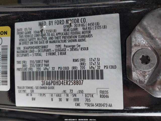 Ford Fusion Se