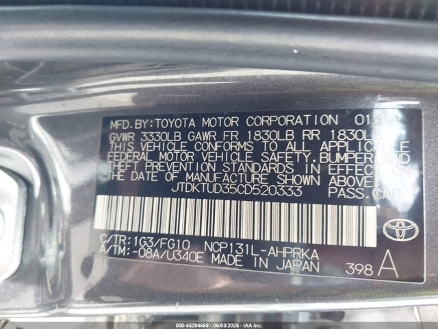 Toyota Yaris Le