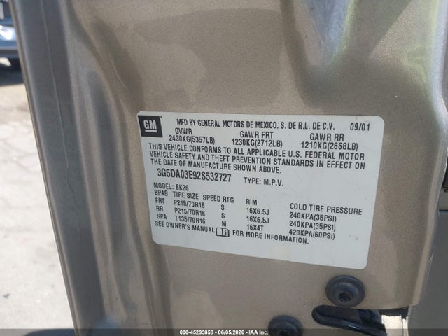 Buick Rendezvous Cx