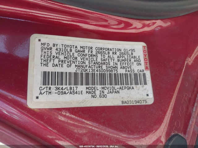 Toyota Camry Xle