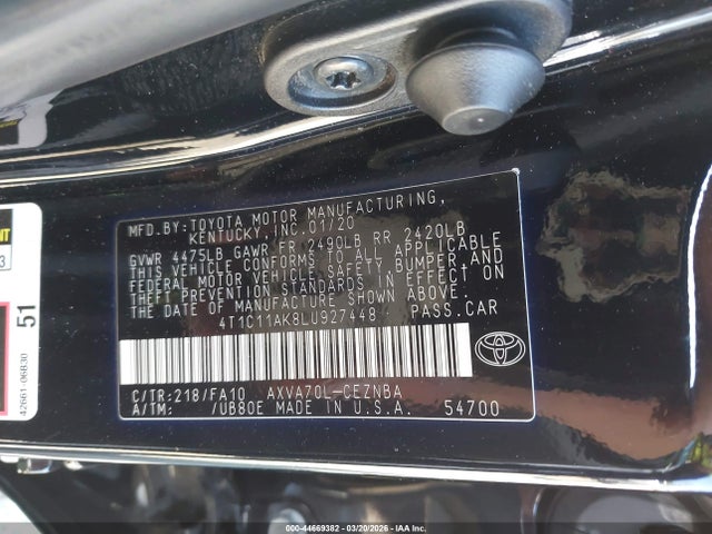 Toyota Camry Le