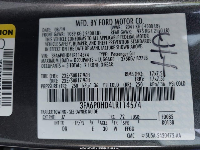 Ford Fusion Se