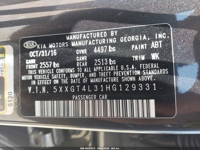 Kia Optima Lx