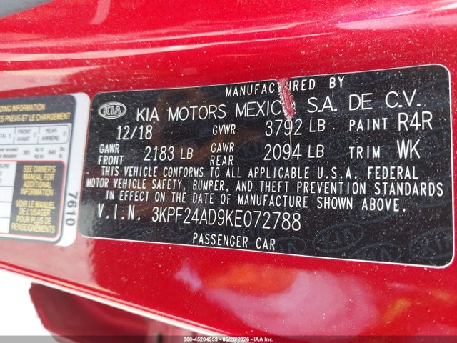 Kia Forte Lxs