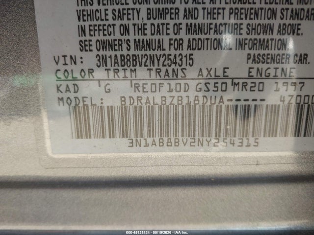 Nissan Sentra S Xtronic Cvt