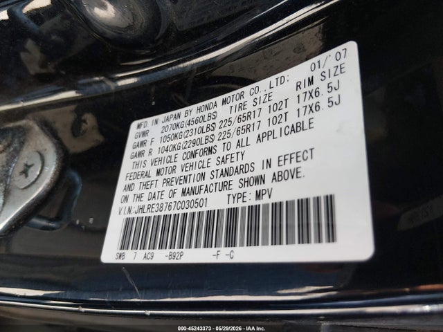 Honda CR-V Ex-l