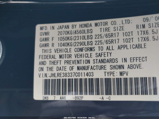 Honda CR-V Lx