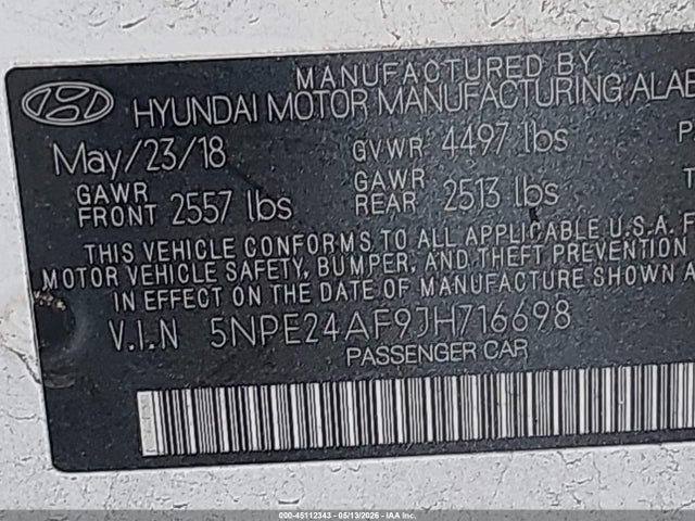 Hyundai SONATA Se