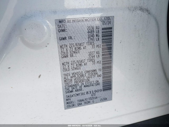 Nissan Rogue S