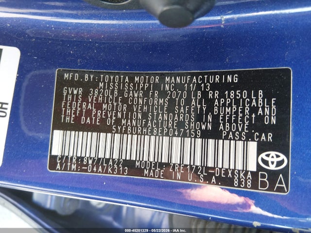 Toyota Corolla S Premium
