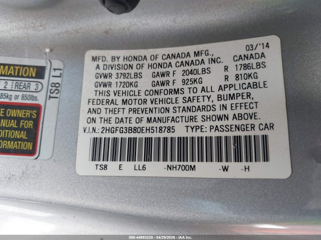 Honda Civic Ex