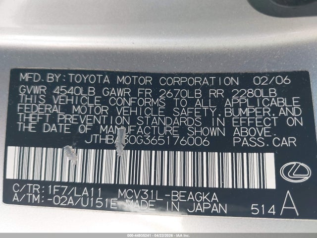 Lexus Es