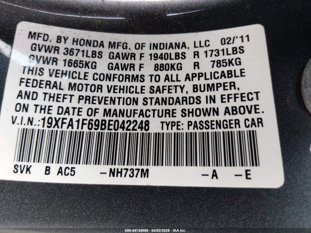Honda Civic Lx-s