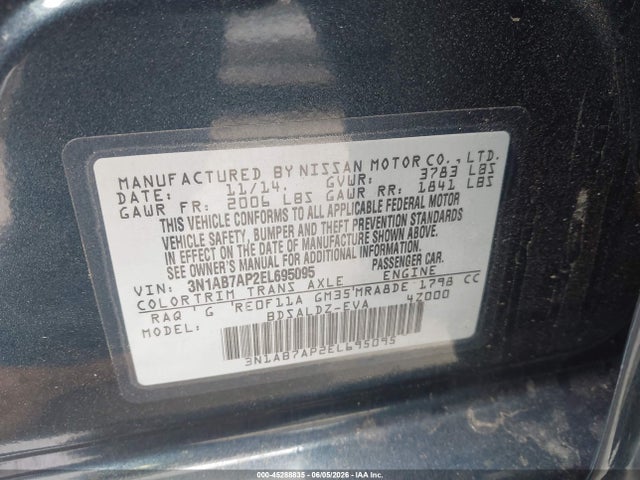 Nissan Sentra Sv
