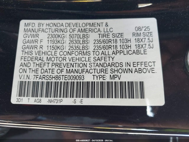 Honda CR-V Hybrid 2wd Sport-l