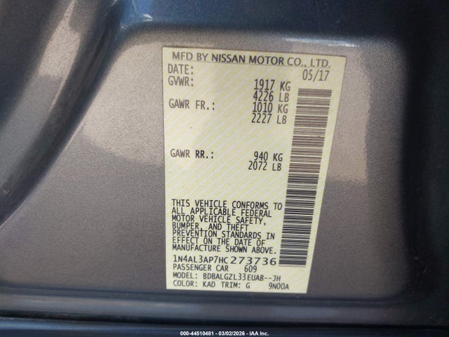 Nissan Altima 2.5 S