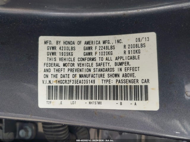 Honda Accord Lx