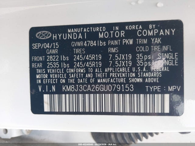 Hyundai TUCSON Limited