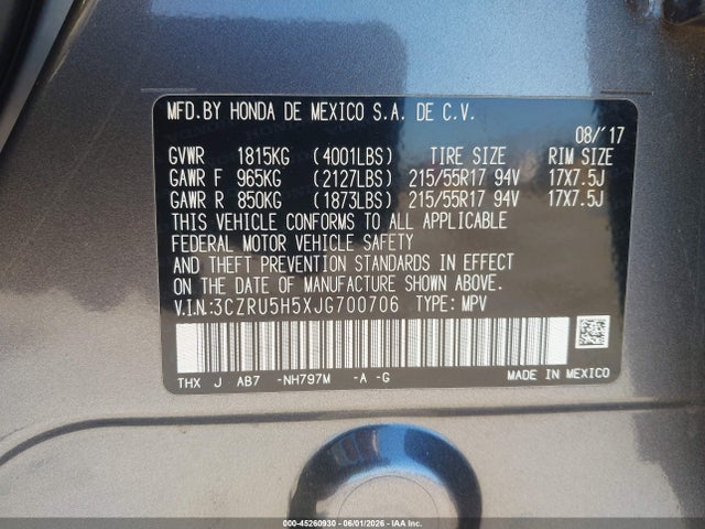 Honda HR-V Ex
