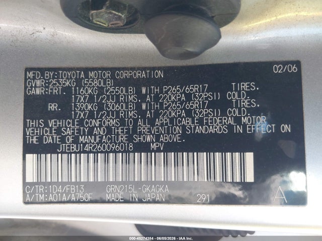 Toyota 4Runner Sr5 Sport V6