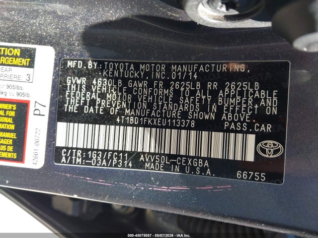 Toyota Camry Xle