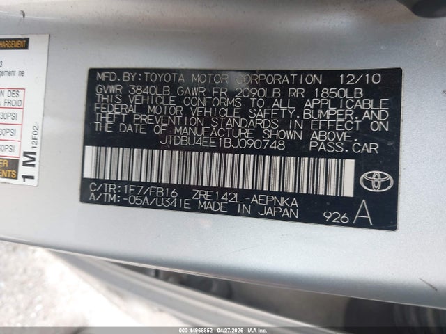 Toyota Corolla Le