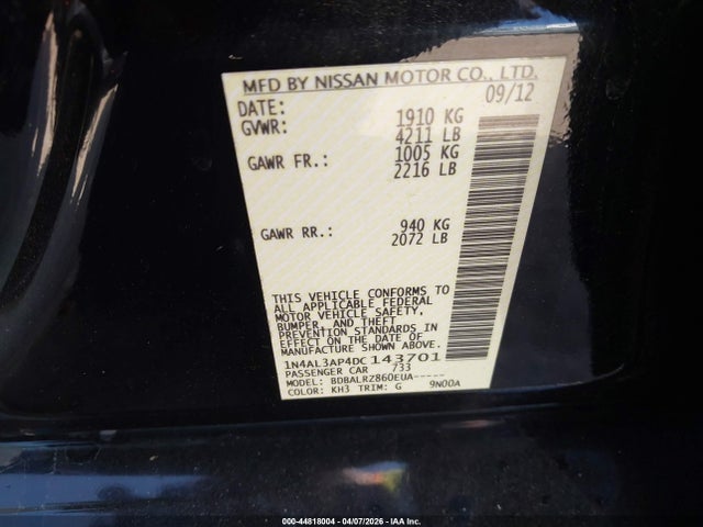 Nissan Altima 2.5 S