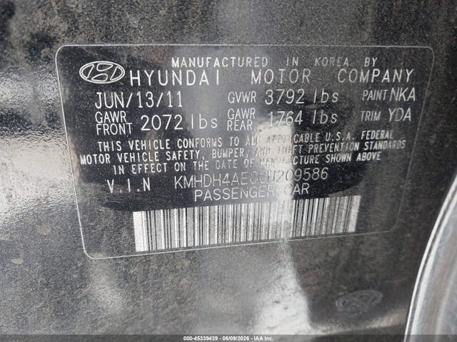 Hyundai ELANTRA Limited (ulsan Plant)