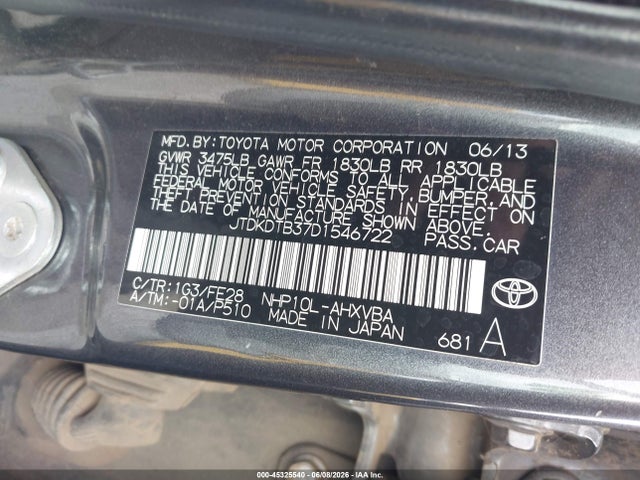 Toyota Prius c One
