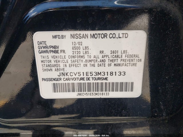 INFINITI G35 Luxury Leather