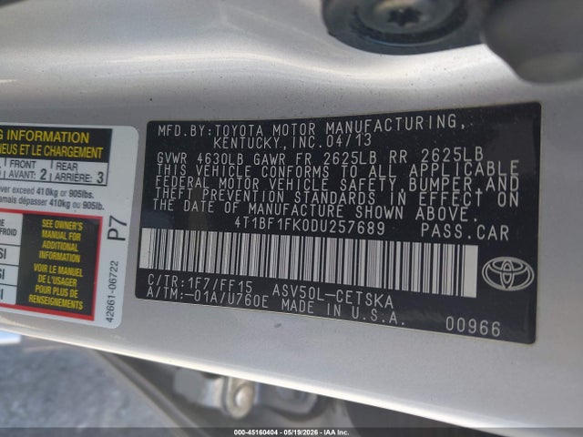 Toyota Camry Se