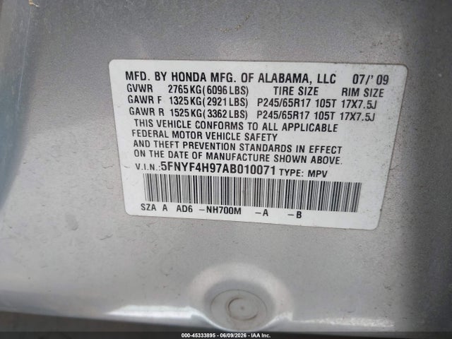 Honda Pilot Touring