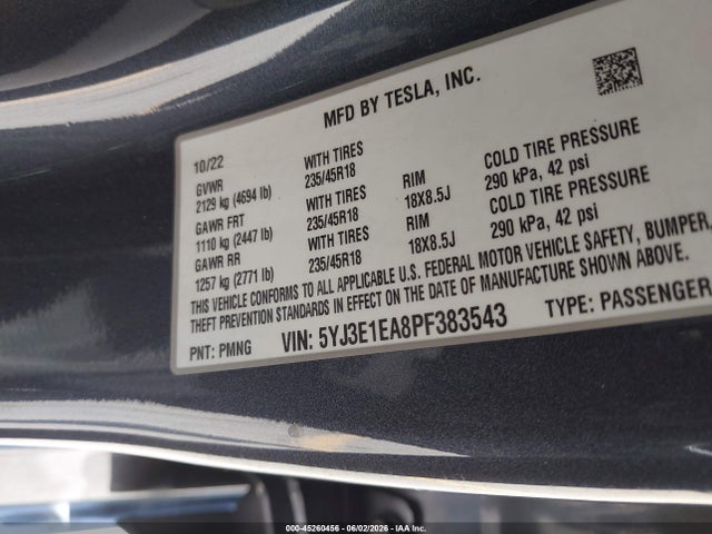 Tesla Model 3 Rear-wheel Drive
