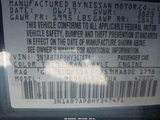 Nissan Sentra Sv