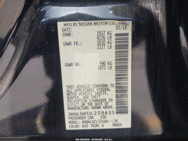 Nissan Altima 2.5 S
